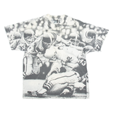 KINGSTREE Mens T-Shirt Black 90s L