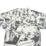 KINGSTREE Mens T-Shirt Black 90s L