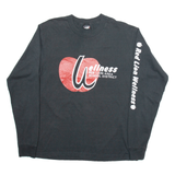 SCREEN STARS BEST Wellness Red Lions Area School District Mens T-Shirt Black 90s L