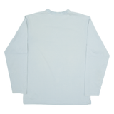PATAGONIA Mens T-Shirt Grey Long Sleeve V-Neck M