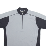 SUGOI Cycling Mens Jersey Grey 1/2 Zip L