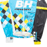 ZOLLINGER Cycling Full Zip Mens Jersey Blue Long Sleeve S