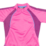 CRIVIT Cycling Mens Jersey Pink 1/2 Zip M