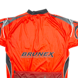 BRUNEX Cycling Italia Mens Jersey Red 1/2 Zip 2XL