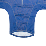 GRANT Cycling Mens Jersey Blue 1/2 Zip S
