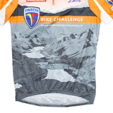 CUORE Cycling Mens Jersey Orange 1/4 Zip M