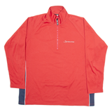 CUORE Cycling Mens Jersey Red Long Sleeve 1/2 Zip XL