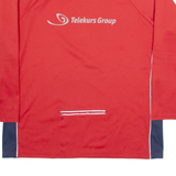 CUORE Cycling Mens Jersey Red Long Sleeve 1/2 Zip XL