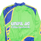 CUORE Cycling Full Zip Mens Jersey Green Long Sleeve L