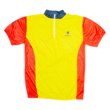 DAS ERSTE Tour De France Cycling Mens Jersey Yellow 1/4 Zip L