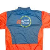 DAS ERSTE Tour De France Cycling Mens Jersey Yellow 1/4 Zip L