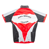 BIEMME Cycling Mens Jersey Red 1/4 Zip S