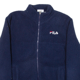 FILA Womens Fleece Jacket Blue M