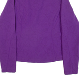 THE NORTH FACE Fleece Lined Womens Shell Jacket Purple Floral XS