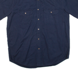 ORIGINALS Mens Plain Shirt Blue M