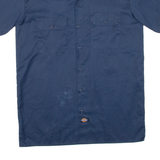 DICKIES Mens Worker Shirt Blue M