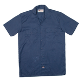 DICKIES Mens Worker Shirt Blue M