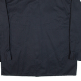 DICKIES Mens Worker Shirt Black Long Sleeve L