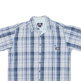 DICKIES Mens Shirt Blue Check L
