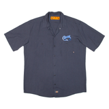 DICKIES Mens Worker Shirt Blue L