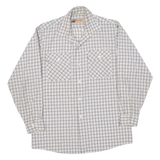 BIG MAC Mens Shirt Beige Check Long Sleeve M