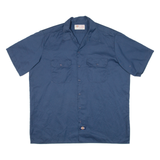 DICKIES Mens Worker Shirt Blue XL