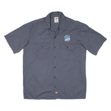 DICKIES Mens Worker Shirt Grey L