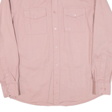 ARMANI EXCHANGE Slim Fit Mens Plain Shirt Pink Long Sleeve L