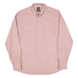 ARMANI EXCHANGE Slim Fit Mens Plain Shirt Pink Long Sleeve L