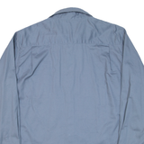 WRANGLER Mens Plain Shirt Blue Long Sleeve M