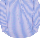 TOMMY HILFIGER Mens Shirt Blue Striped Long Sleeve S