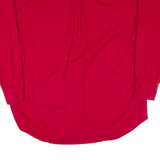 CHAPS RALPH LAUREN Mens Plain Shirt Red Long Sleeve L
