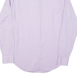 ARMANI COLLEZIONI Mens Flannel Shirt Purple Long Sleeve M