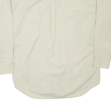 CHAPS RALPH LAUREN Mens Plain Shirt Beige Long Sleeve L
