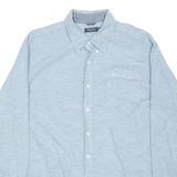 NAUTICA Mens Worker Shirt Blue Long Sleeve XL