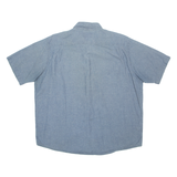 WRANGLER Mens Plain Shirt Blue XL