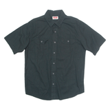 WRANGLER Mens Plain Shirt Black M