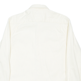 WRANGLER Mens Plain Shirt Cream Long Sleeve M