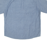 WRANGLER Mens Plain Shirt Blue L