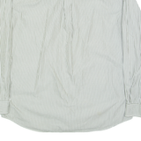 TOMMY HILFIGER Mens Shirt Green Striped Long Sleeve XL