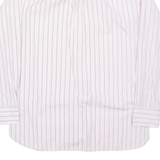 TOMMY HILFIGER Mens Shirt Pink Striped Long Sleeve XL