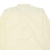 TOMMY HILFIGER Mens Shirt Yellow Striped Long Sleeve XL