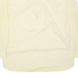 TOMMY HILFIGER Mens Shirt Yellow Striped Long Sleeve XL