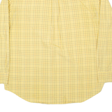 NAUTICA Mens Shirt Yellow Check Long Sleeve XL