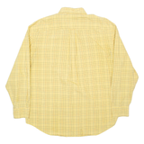 NAUTICA Mens Shirt Yellow Check Long Sleeve XL