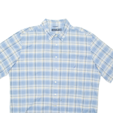 NAUTICA Mens Shirt Blue Check 2XL