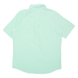 CHAPS Mens Shirt Green Check L