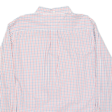 TOMMY HILFIGER Mens Shirt Red Check Long Sleeve L