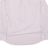 TOMMY HILFIGER Mens Shirt Red Check Long Sleeve L
