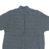 NAUTICA Mens Shirt Black Check XL